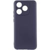 Чохол Silicone Cover Lakshmi Full Camera (AAA) для TECNO Spark 10 Сірий / Dark Gray