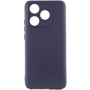 Чохол Silicone Cover Lakshmi Full Camera (AAA) для TECNO Spark 10 Сірий / Dark Gray
