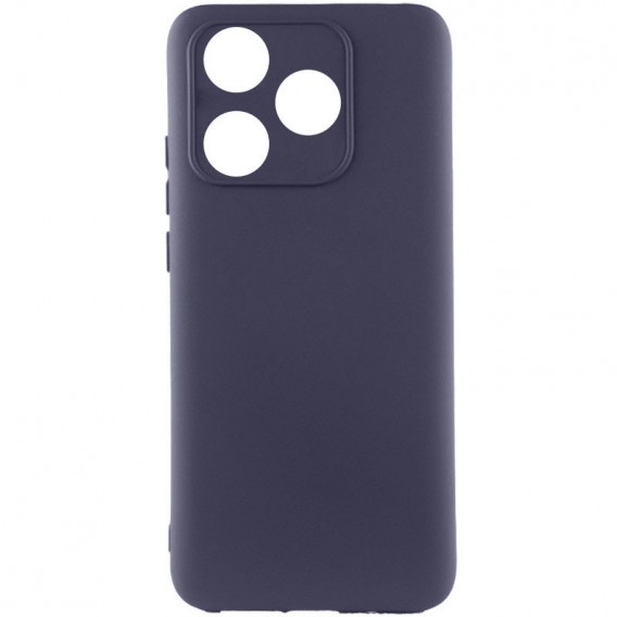 Чохол Silicone Cover Lakshmi Full Camera (AAA) для TECNO Spark 10 Сірий / Dark Gray