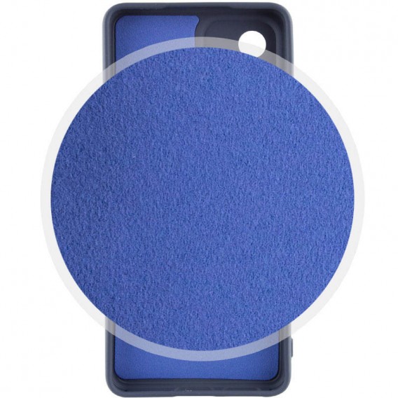 Чохол Silicone Cover Lakshmi Full Camera (AAA) для TECNO Spark 10 Темно-синій / Midnight blue