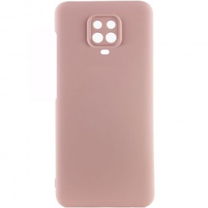 Чохол Silicone Cover Lakshmi Full Camera (AAA) для Xiaomi Redmi Note 9s / Note 9 Pro /Note 9 Pro Max Рожевий / Pink Sand