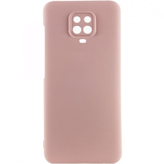 Чохол Silicone Cover Lakshmi Full Camera (AAA) для Xiaomi Redmi Note 9s / Note 9 Pro /Note 9 Pro Max Рожевий / Pink Sand
