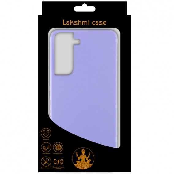 Чохол Silicone Cover Lakshmi (AAA) для Samsung Galaxy S21 FE Бузковий / Dasheen