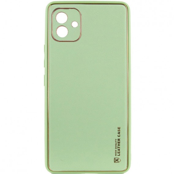 Кожаный чехол Xshield для Samsung Galaxy A05 Зеленый / Pistachio