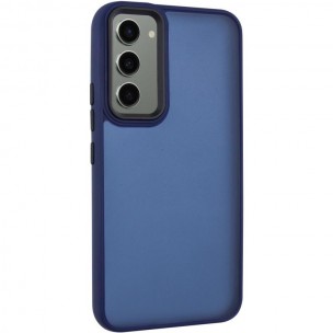 Чохол TPU+PC Lyon Frosted для Samsung Galaxy A55 Navy Blue Чохол TPU+PC Lyon Frosted для Samsung Galaxy A55 Navy Blue