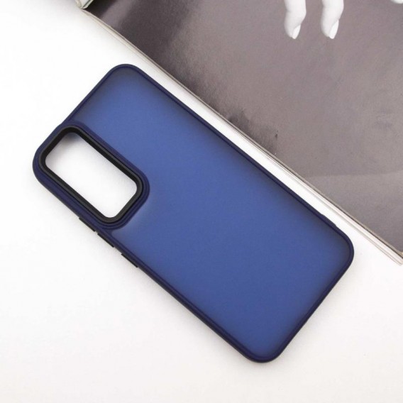 Чохол TPU+PC Lyon Frosted для Samsung Galaxy A55 Navy Blue