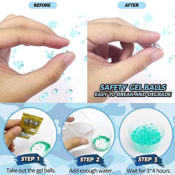 Пістолет на гідрогелевих кульках (орбізах) Gel Energy XS-873 Grey