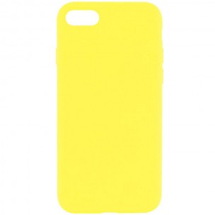 Чехол Silicone Case Full Protective (AA) NO LOGO для Apple iPhone 6/6s (4.7 дюйма) Желтый / Yellow