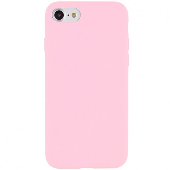 Чохол Silicone Case Full Protective (AA) NO LOGO для Apple iPhone 6/6s (4.7") Рожевий / Light pink