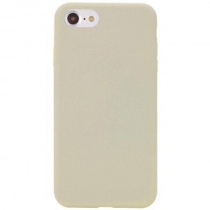 Чехол Silicone Case Full Protective (AA) NO LOGO для Apple iPhone 6/6s (4.7 дюйма) Бежевый / Antique White