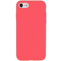 Чохол Silicone Case Full Protective (AA) NO LOGO для Apple iPhone 6/6s (4.7") Кавуновий / Watermelon red