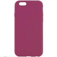 Чохол Silicone Case Full Protective (AA) NO LOGO для Apple iPhone 6/6s (4.7") Червоний / Rose Red