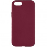 Чехол Silicone Case Full Protective (AA) NO LOGO для Apple iPhone 6/6s (4.7 дюйма) Бордовый / Plum
