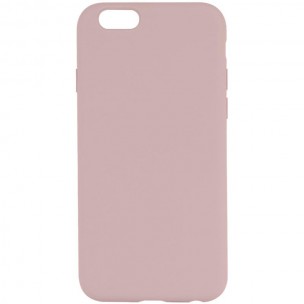 Чехол Silicone Case Full Protective (AA) NO LOGO для Apple iPhone 6/6s (4.7 дюйма) Розовый / Chalk Pink