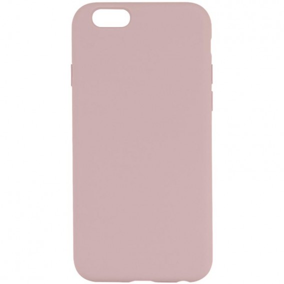 Чохол Silicone Case Full Protective (AA) NO LOGO для Apple iPhone 6/6s (4.7") Рожевий / Chalk Pink