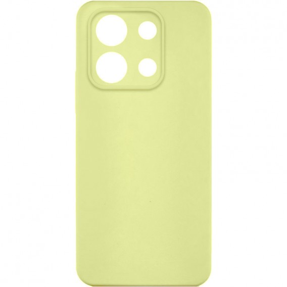 Чохол Silicone Cover Lakshmi Full Camera (AA) для Xiaomi Redmi Note 13 4G Жовтий / Mellow Yellow