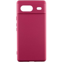 Чохол Silicone Cover Lakshmi Full Camera (AAA) для Google Pixel 8a Бордовий / Plum