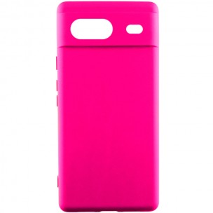 Чехол Silicone Cover Lakshmi Full Camera (AAA) для Google Pixel 8a Розовый / Barbie pink