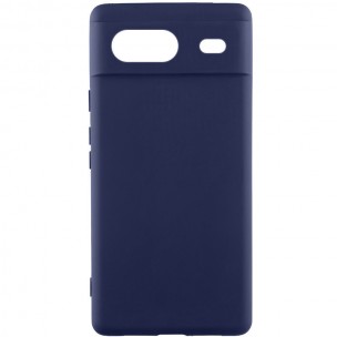 Чехол Silicone Cover Lakshmi Full Camera (AAA) для Google Pixel 8a Темно-синий / Midnight blue