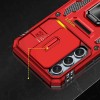 Ударопрочный чехол Camshield Army Ring для Samsung Galaxy A35 / A55 Красный / Red