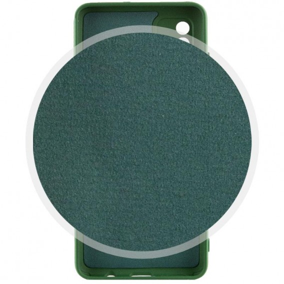 Чохол TPU GETMAN Liquid Silk Full Camera для Samsung Galaxy A51 Зелений / Dark green