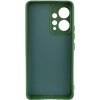 Чохол TPU GETMAN Liquid Silk Full Camera для Xiaomi Redmi Note 12 4G Зелений / Dark green