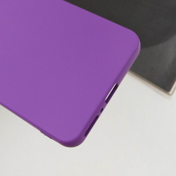 Чехол Silicone Cover Lakshmi Full Camera (AA) для Xiaomi Redmi Note 13 5G Фиолетовый / Purple