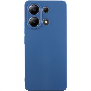 Чохол Silicone Cover Lakshmi Full Camera (AA) для Xiaomi Redmi Note 13 5G Синій / Navy Blue