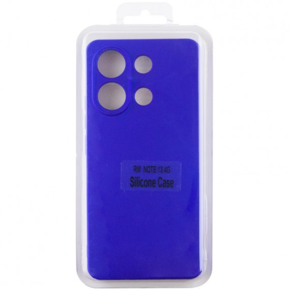 Чохол Silicone Cover Lakshmi Full Camera (AA) для Xiaomi Redmi Note 13 5G Синій / Iris