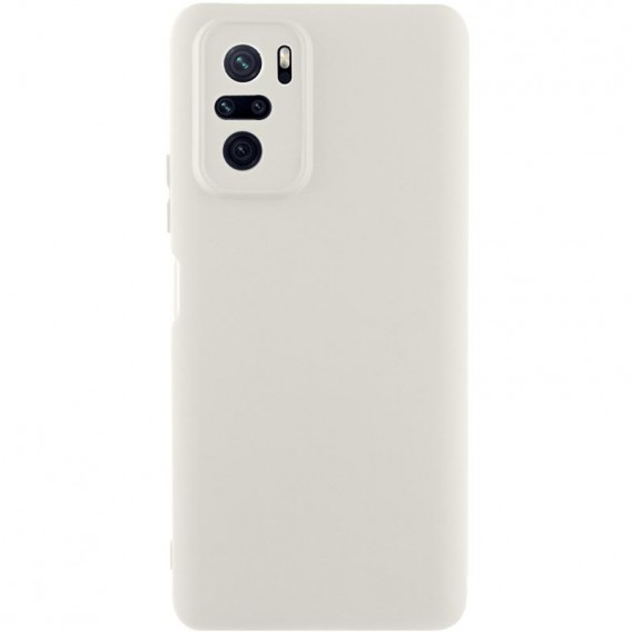 Чохол Silicone Cover Lakshmi Full Camera (AAA) для Xiaomi Redmi Note 10 / Note 10s / Poco M5s Білий / White