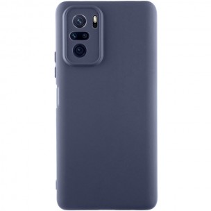 Чехол Silicone Cover Lakshmi Full Camera (AAA) для Xiaomi Redmi Note 10 / Note 10s / Poco M5s Темно-синий / Midnight blue