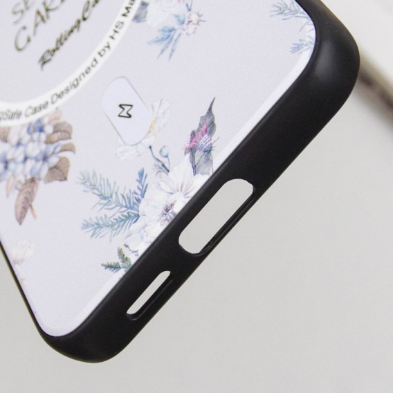TPU+PC чехол Secret Garden with MagFit для Samsung Galaxy S24 White