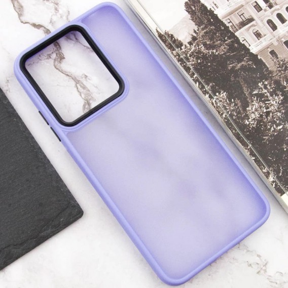 Чохол TPU+PC Lyon Frosted для Infinix Hot 40i / Spark Go 2024 / Spark 20 Purple