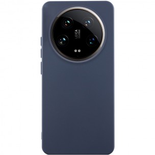 Чехол Silicone Cover Lakshmi (AAA) для Xiaomi 14 Ultra Темно-синий / Midnight blue