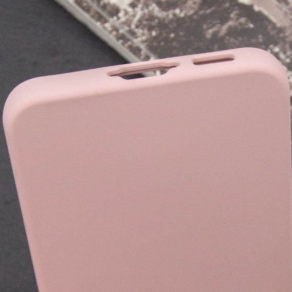 Чохол Silicone Cover Lakshmi Full Camera (AAA) для Samsung Galaxy S25 Рожевий / Pink Sand