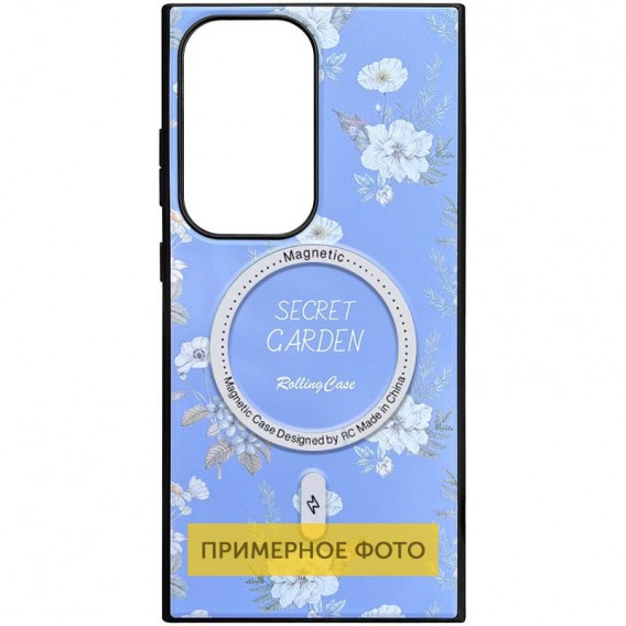 TPU+PC чохол Soft Secret Garden with MagFit для Samsung Galaxy S25 Lilac