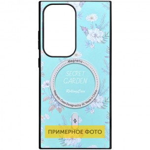 TPU+PC чехол Soft Secret Garden with MagFit для Samsung Galaxy S25 Ultra Mint TPU+PC чехол Soft Secret Garden with MagFit для Samsung Galaxy S25 Ultra Mint