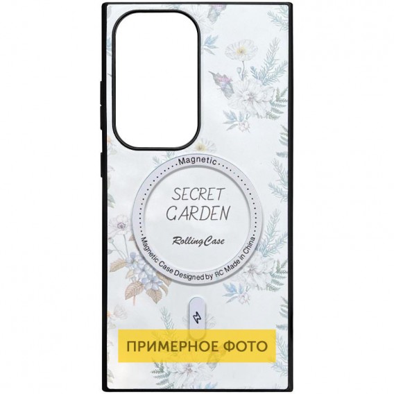 TPU+PC чехол Soft Secret Garden with MagFit для Samsung Galaxy S25+ White