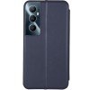 Кожаный чехол-книжка Classy для Realme C65 4G Темно-синий