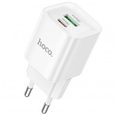 МЗП Hoco C147A PD20W+QC3.0 (1USB-A/1C) White МЗП Hoco C147A PD20W+QC3.0 (1USB-A/1C) White
