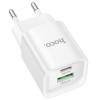 МЗП Hoco C147A PD20W+QC3.0 (1USB-A/1C) White