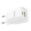 МЗП Hoco C147A PD20W+QC3.0 (1USB-A/1C) White