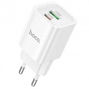МЗП Hoco C149A Charm PD30W+QC3.0 (1USB-A/1C) White