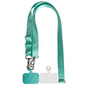 Шнурок широкий с двумя креплениями (2см) 140см Mint Шнурок широкий с двумя креплениями (2см) 140см Mint