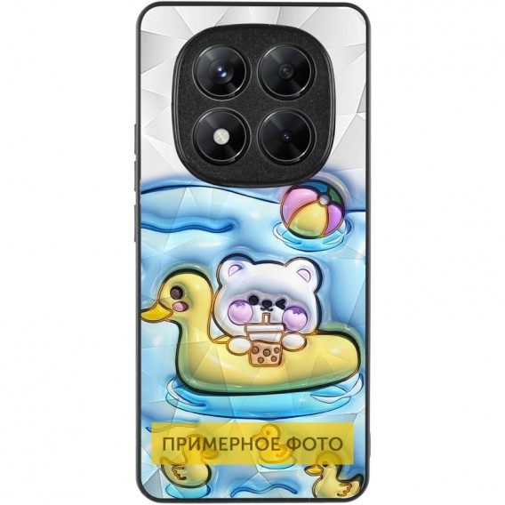 TPU+PC чехол Prisma Fluffie для Xiaomi Redmi Note 14 4G (Int. version) Ducklings