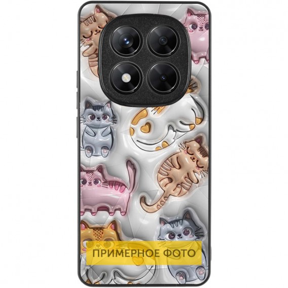 TPU+PC чохол Prisma Fluffie для Xiaomi Redmi Note 14 4G (Int. version) Kittens