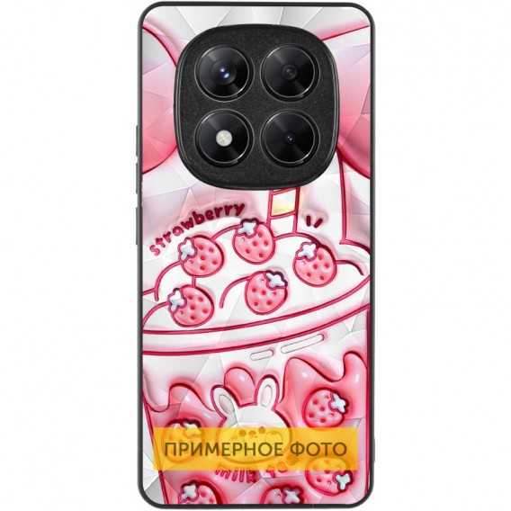 TPU+PC чохол Prisma Fluffie для Xiaomi Redmi Note 14 4G (Int. version) Strawberry