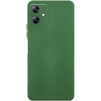 Чохол TPU GETMAN Liquid Silk Full Camera для Motorola Moto G54 Зелений / Dark green