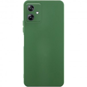 Чохол TPU GETMAN Liquid Silk Full Camera для Motorola Moto G54 Зелений / Dark green Чохол TPU GETMAN Liquid Silk Full Camera для Motorola Moto G54 Зелений / Dark green