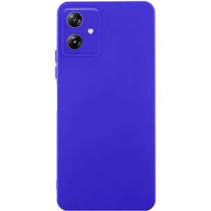 Чохол TPU GETMAN Liquid Silk Full Camera для Motorola Moto G54 Синій / Iris Чохол TPU GETMAN Liquid Silk Full Camera для Motorola Moto G54 Синій / Iris